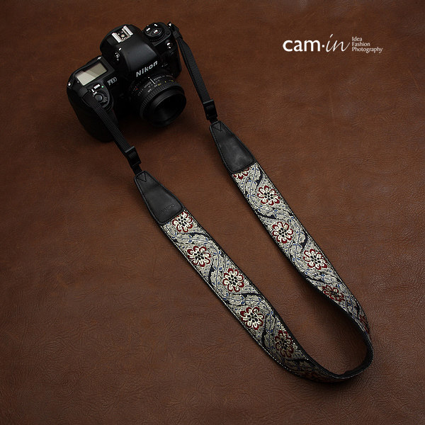 cam-in embroidered series national wind single eye digital camera holding baby bag micro single eye camera photo shoulder strap cam7512
