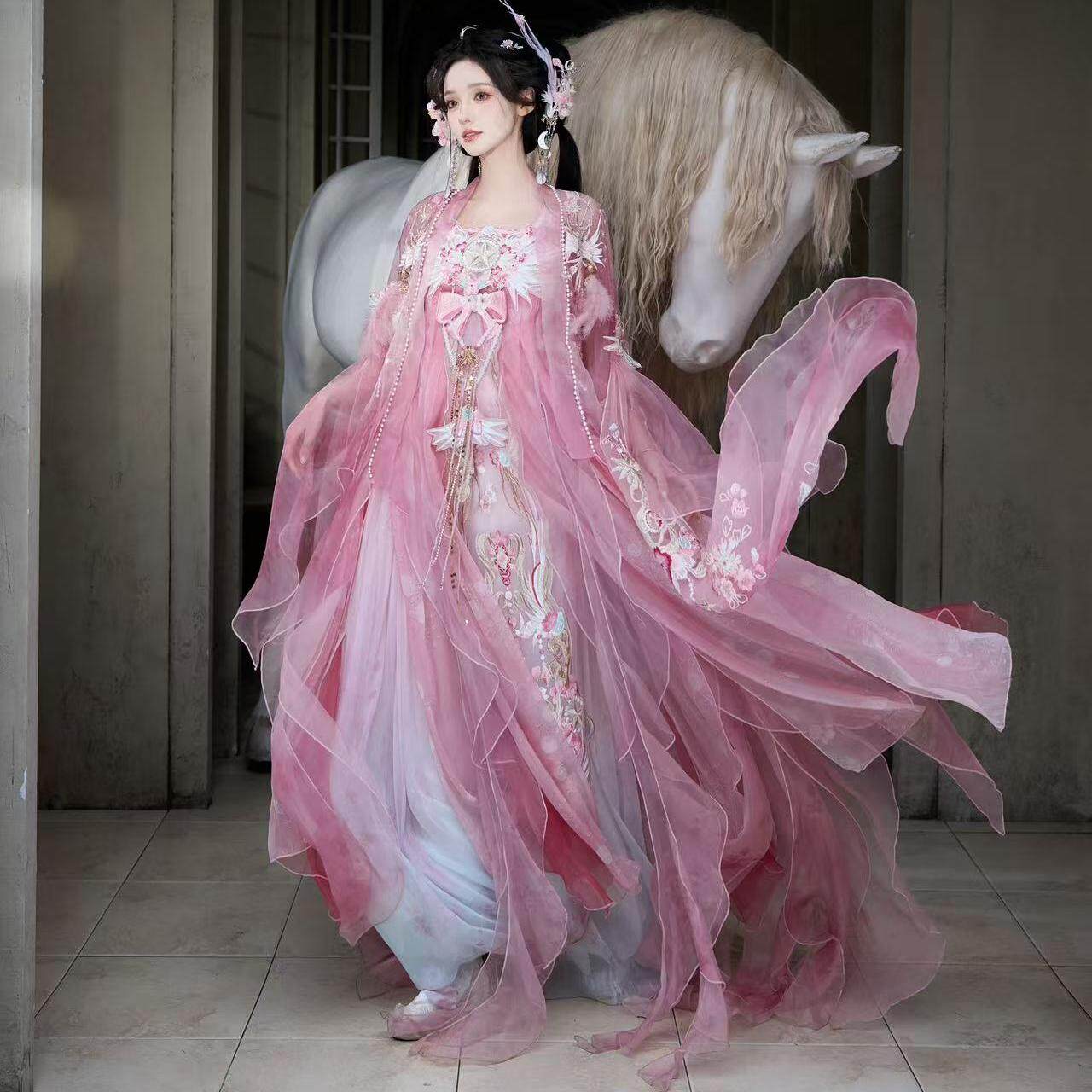 pink coquette dress Glitter Heart Swifty Lover Medium in lining that ends above the knee Vintage Coquette Rose Princess Bow