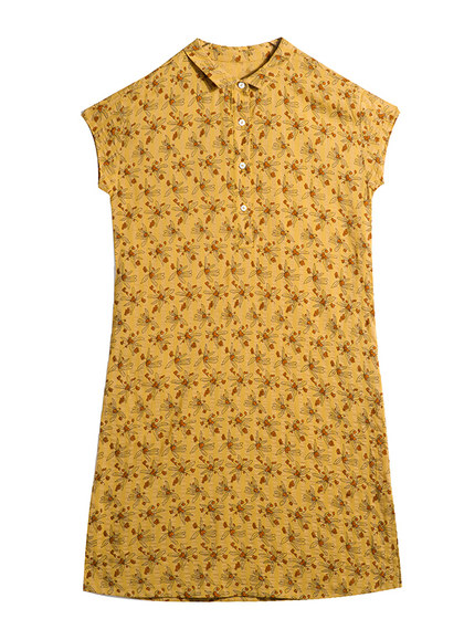 小乐往原创亲子装26课 夏季印花柔软凉快显瘦度假宽松母女连衣裙