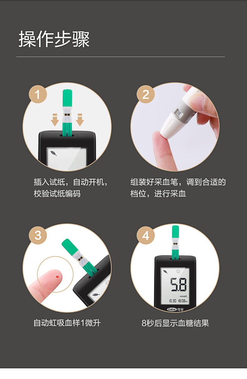 可孚 家用血糖测试仪 附赠25次耗材 图18