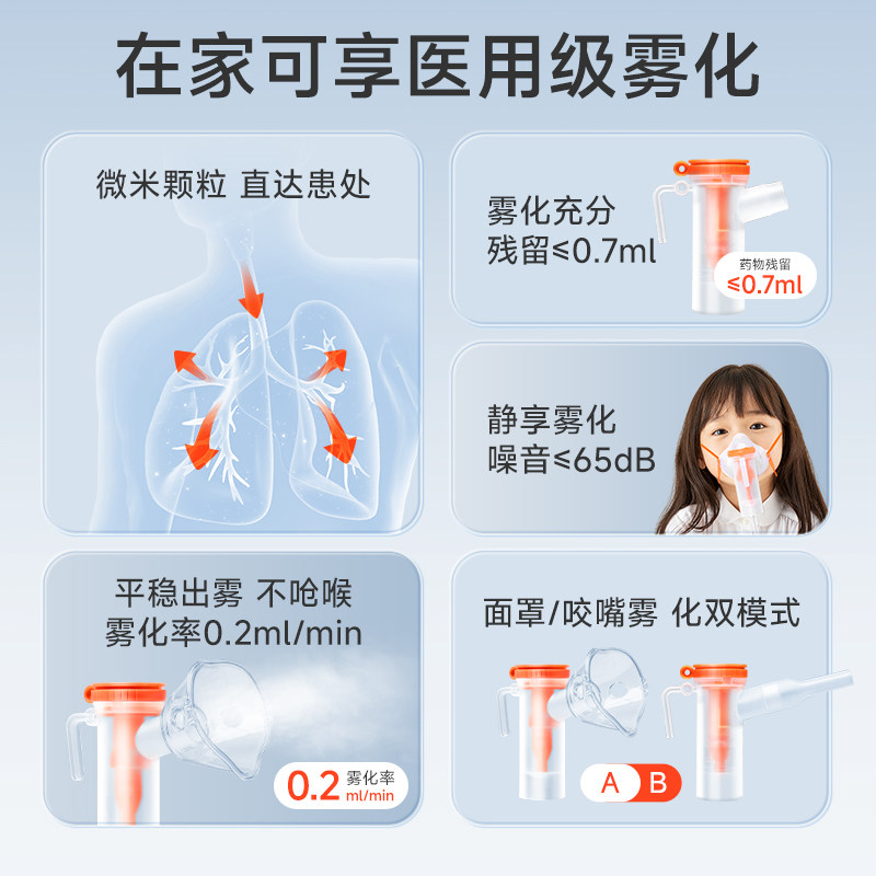 可孚医用雾化机:宝宝咳嗽救星,全家人的健康守护神!👶🌿-雾化器-淘宝百科网
