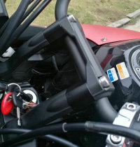 Kawasaki alien beast 650 Versys 650 handlebar increased code aluminum alloy pressure Code Black modification