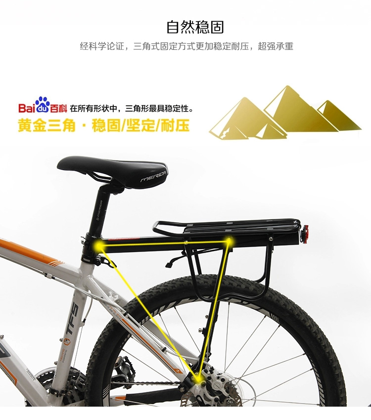 Porte-bagages pour vélo JIEYIDA - Ref 2428800 Image 14