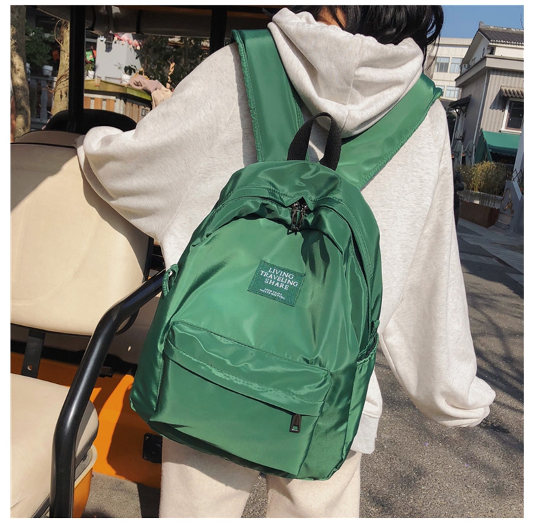 Ins bag nữ phiên bản Hàn Quốc của trường trung học ba lô trường đại học đơn giản và linh hoạt Sen cổ cảm giác cô gái ba lô - Ba lô balo nam đi làm