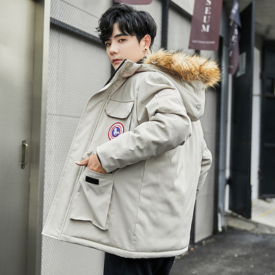 男士冬季外套新款加厚棉衣冬装棉袄