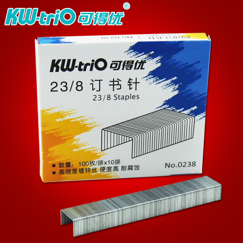 Taiwan can get excellent 0238 galvanized wire staples 23 No. 8 staples universal 10 small boxes