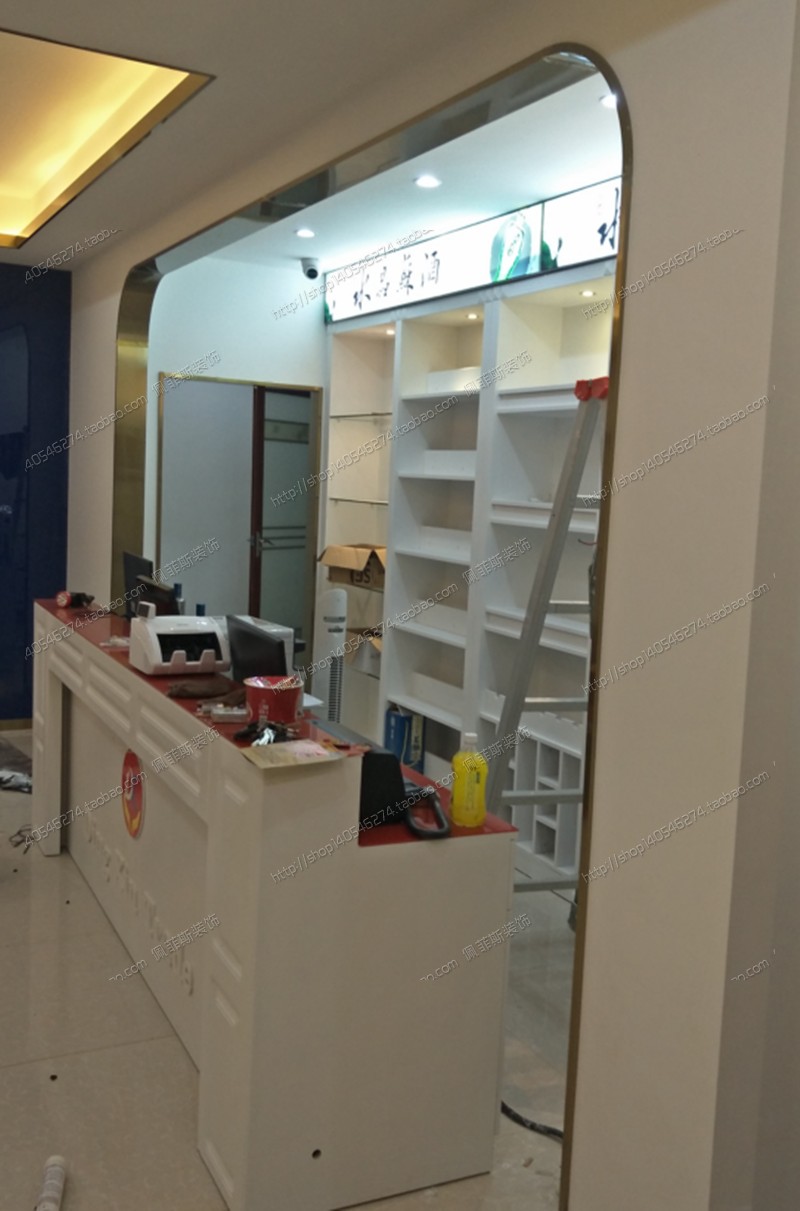 Black titanium alloy stainless steel door pocket Entrance Door Frame Decoration Frame Metal Trim window cover door Cave edge closing strip