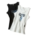 Summer Slim phiên bản Hàn Quốc của áo thun cotton bó sát không tay Kobe in áo nba bóng rổ quần áo thể thao nam - Áo vest cotton áo khoác đông nam Áo vest cotton