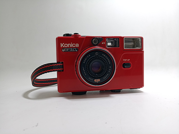 KONICA Konica C35EF 3D J AF MF phim phim cố định focus đánh lừa rangefinder camera (với mẫu