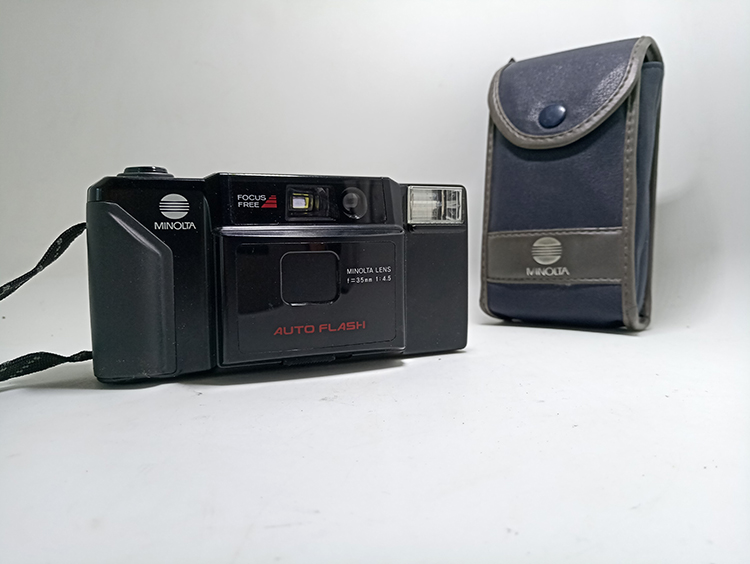 Minolta HI-MATIC AF FS-E AF2-MD135 phim phim rangefinder máy ảnh cố định focus (với mẫu