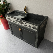 Outdoor Marble Laundry Pool Table Basin Integrated with washboard outdoor washbasin Wash Basin Courtyard Whole Stone stone laundry trough