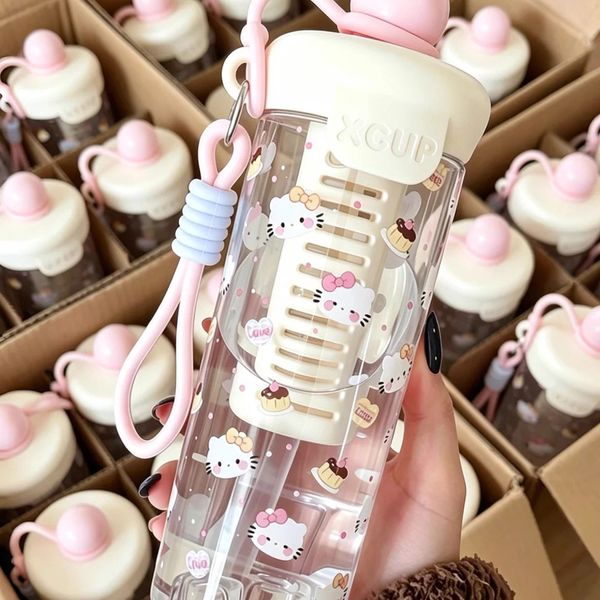 2026 New Model High-Capacity Cartoon Floating Ball Cup with Tea-Water Separation, Portable Straw Cup, Cute Water Bottle for Girls 2026 New Model High-Capacity Cartoon Floating Ball Cup with Tea-Water Separation, Portable Straw Cup, Cute Water Bottle for Girls