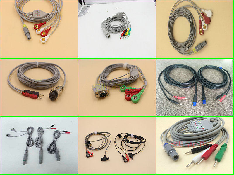 Custom swallowing electric stimulator connecting line brain electrobiomimetic therapeutic device electrode line brain circulation instrument output line