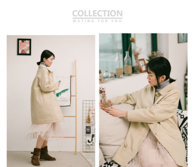 Trước đây quần áo cotton Nhật Bản chậm chạp của phụ nữ áo bông mới học sinh áo khoác mùa đông lỏng lẻo phần tươi dài retro - Bông áo phao nữ cao cấp