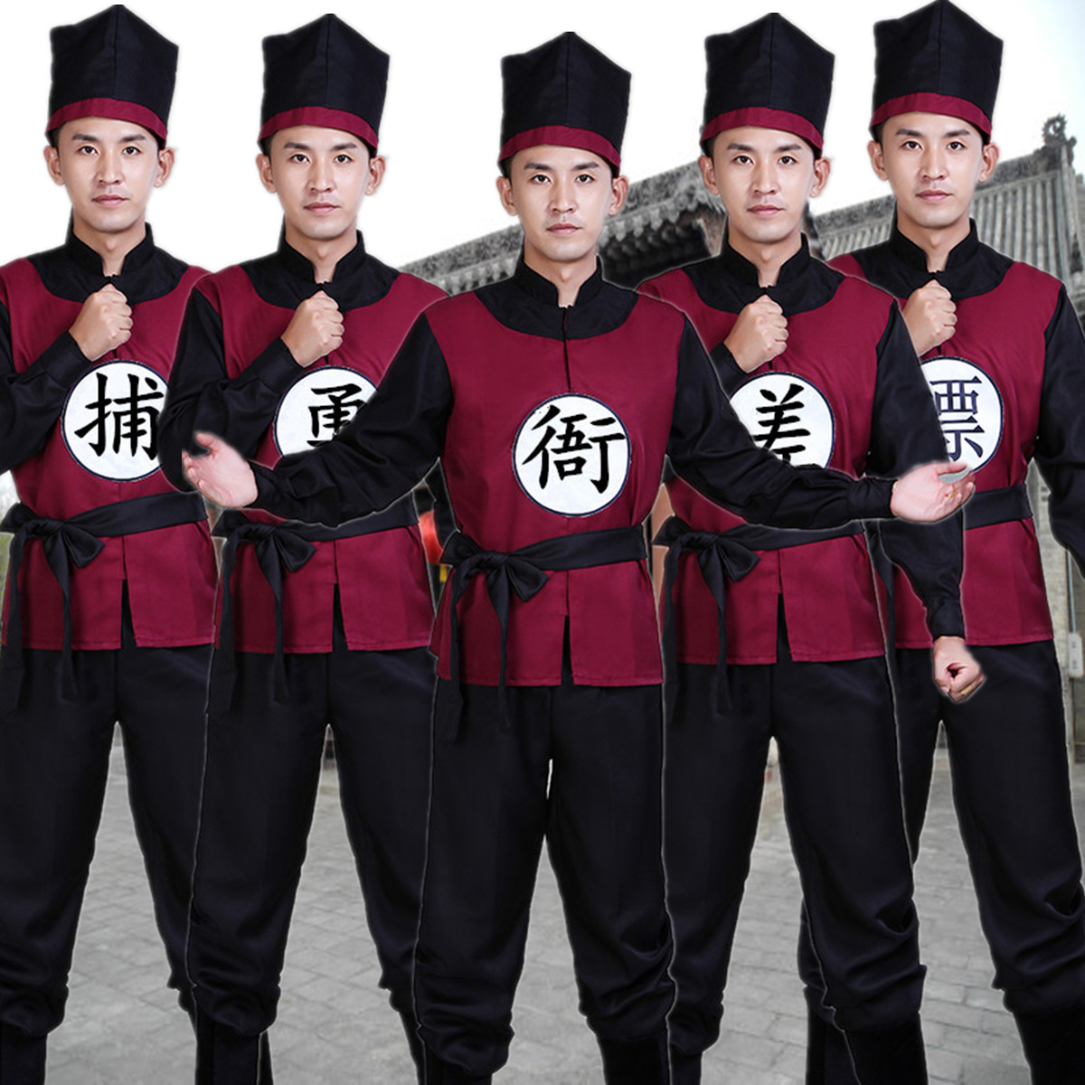 Ancient clothes imperial guard Ming Dynasty clothing officers and soldiers'clothing and soldiers' clothing bodyguards' clothing for the costumes, and the clothing for the clothing and the fast