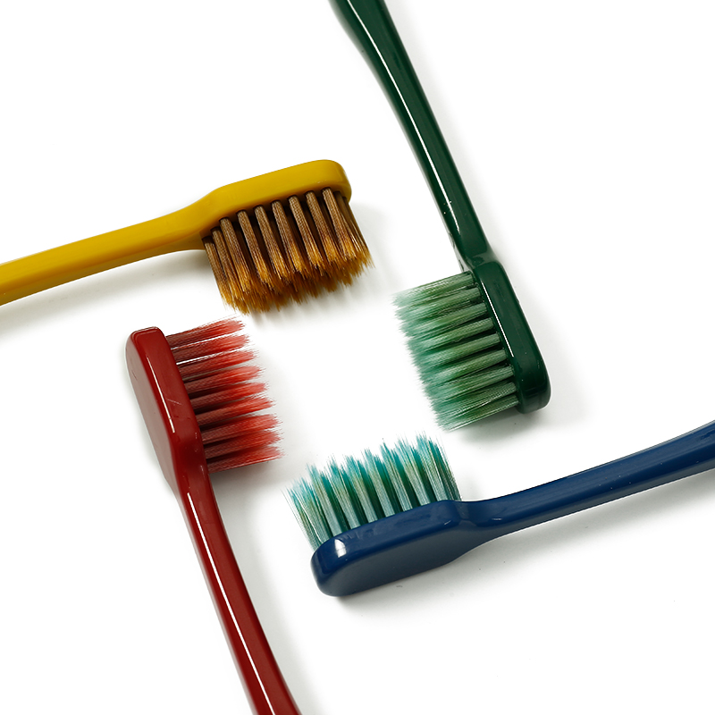 MOLAR SHINE Korean version adult couple toothbrush 8 packs soft hair wide head bamboo charcoal family pack net red popularity