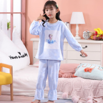 Childrens pajamas François Fall Winter Girl Baby thickens Winter Winter Childrens Princess Aishas Home Clothing