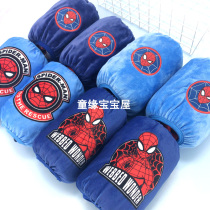 Childrens sleeves small sleeves windproof painting anti-dirty boys boys children children baby Spiderman suede sleeves