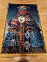 Mongolian beauty series pure wool tapestry 150#100cm