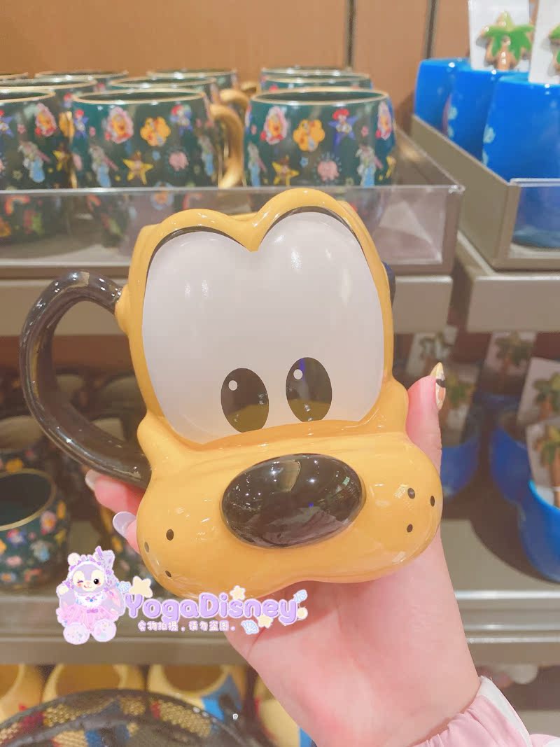 625MlShanghai Disneyland Domestic purchasing agent   Pluto   pluto   Dog modeling   Mug   Ceramic cup   Water cup   drink