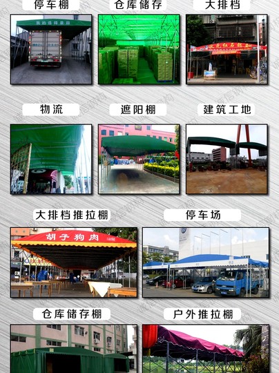 Toldo retráctil para puesto de comida al aire libre, toldo de estacionamiento, tienda deslizante móvil, tienda deslizante para mercado nocturno