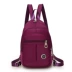 Bình thường thủy triều nhỏ ba lô nylon túi nhỏ vai nữ túi ngực kép sử dụng mini Oxford vải vai Messenger túi mẹ - Ba lô balo bé gái Ba lô