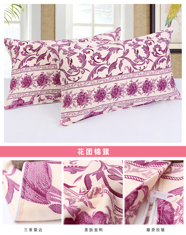 Pillowcase cặp người lớn tải lớn duy nhất gối với đơn giản dày ký túc xá sinh viên gối đặt gối bìa