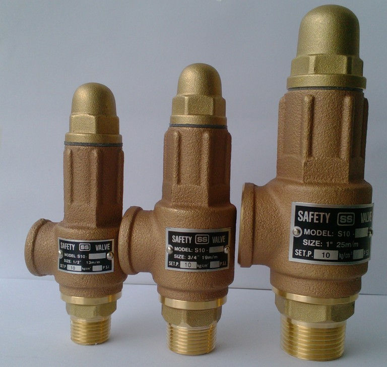 Taiwan SS safety valve adjustable pressure relief valve water safety pressure relief valve S10 safety valve DN15-DN50