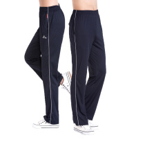 Jinguan straight sports pants mens summer thin South Korean silk middle-aged and elderly casual loose Jiamusi square dance trousers