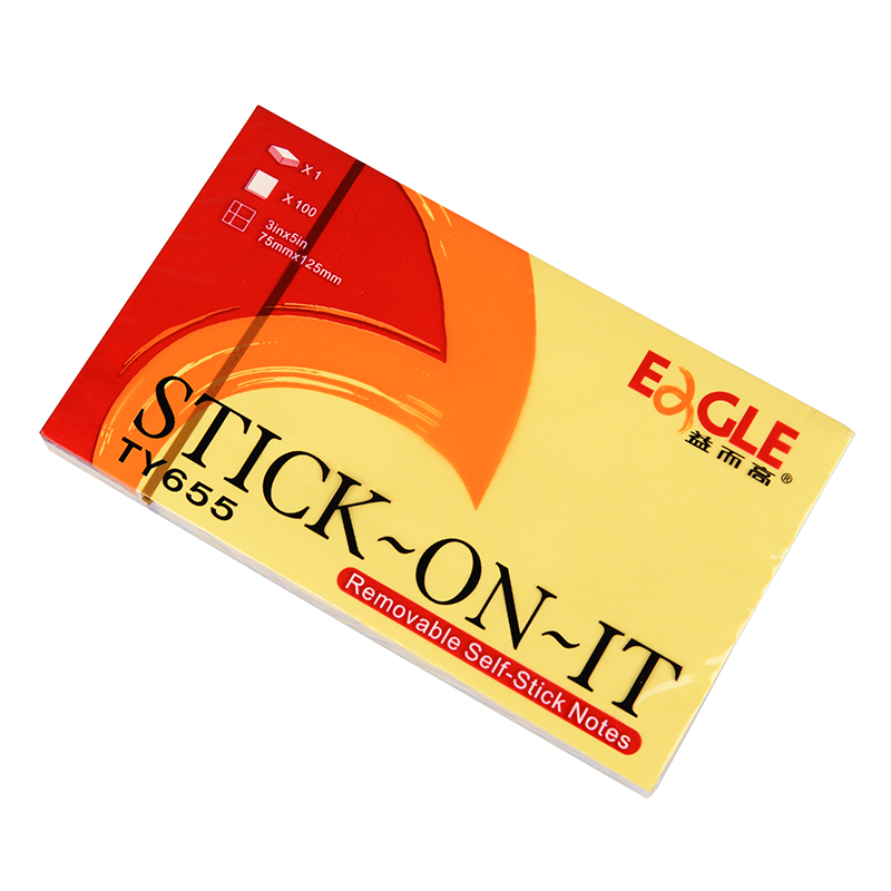 Eagle pres and high TY655 notice sticker convenience sticker strips paper N sub-post easy to post 75mm * 125mm