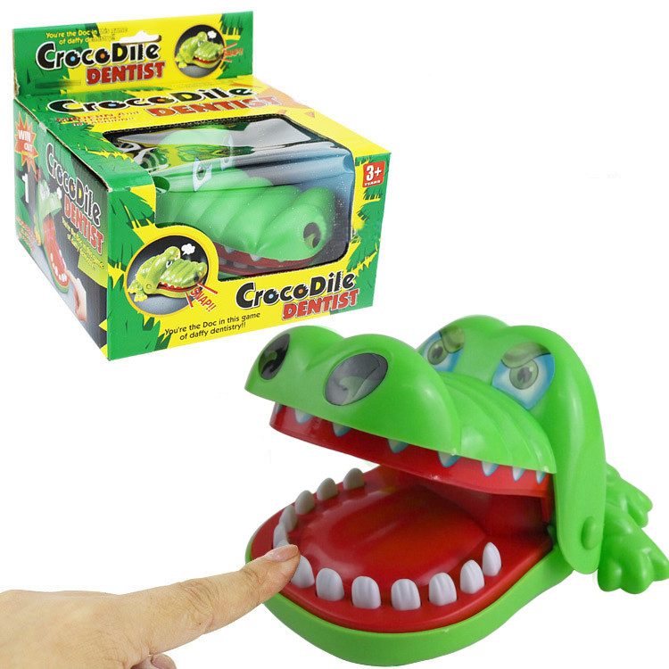 Children's toys wholesale finger biting big mouth crocodile many people biting hands cute shark pull teeth small gifts