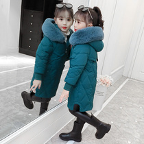 Womens clothing 2020 new autumn and winter clothing down cotton jacket big childrens little girl foreign cotton-padded jacket