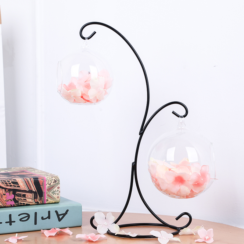 Sáng tạo vi cảnh treo thủy canh cây thủy tinh bình thủy sinh thái cảnh quan bể cá nhỏ phòng khách trang trí - Vase / Bồn hoa & Kệ chậu gốm trồng cây
