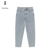 Весенние джинсы, штаны, 2021 года, тренд сезона, городской стиль, свободный прямой крой