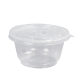 Disposable bowl plastic household small bowl set round with lid lunch box packed lunch box tableware ice powder commercial bowls and chopsticks