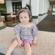 Baby Purple Flower Bud Top