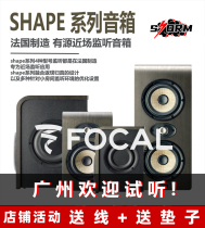 French Sina Focal SHAPE405065twin Desktop active listening with fever bookshelf speaker sound