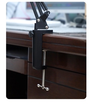 Capacitor microphone desktop fixed base clip universal cantilever bracket eye extension desktop accessories large fixture base