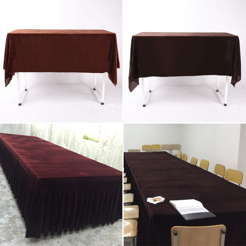 Gold Velvet Stock Red Coffee Color Flannel Black Coffee Color Flannel Coffee Color Background Cloth Curtain Table Cloth Display Tablecu