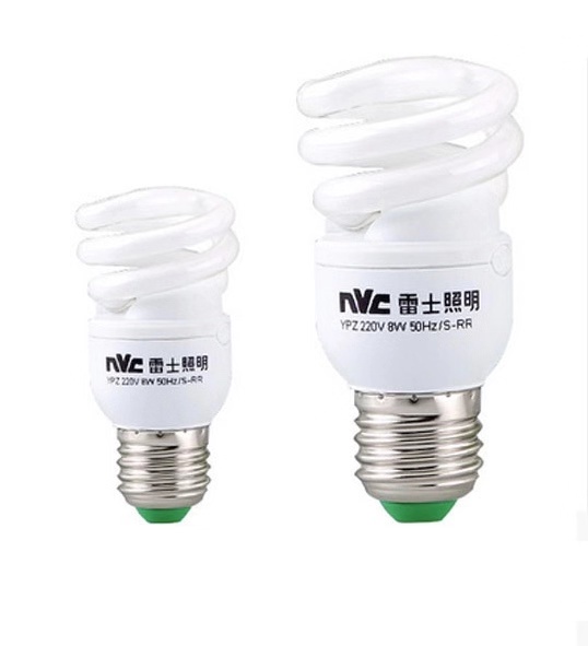 NVC Lighting YPZ220V 8 12 15 18 23W E27 screw mouth full spiral energy-saving lamp electronic lamp