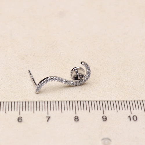 Бусины из жемчуга, аксессуары, модные серьги ручной работы, серебро 925 пробы, микроинкрустация