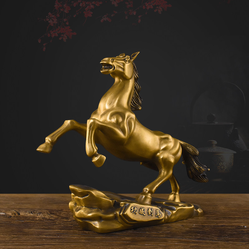仿古铜器马到成功摆件适合哪些家居风格？