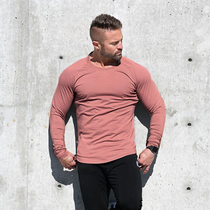 2021 Muscle meat Male Tight Clothing Sandcotton Long Sleeve Running Sports Casual Blouse Fitness Training Breathable Hooded Sweatshirt