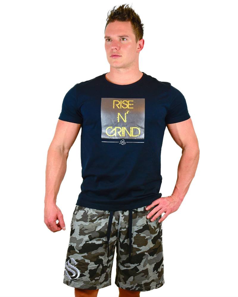 Cơ bắp Brothers Thể Thao Ngụy Trang Quần Short Nam Thể Dục Chạy Xu Hướng Casual Loose Slim Quần 5 Năm Quần quần short nam thể thao
