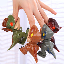 Mini Robot Q version hand model set Tyrannosaurus children Boy dinosaur deformation toy King Kong 5 Tyrannosaurus Rex