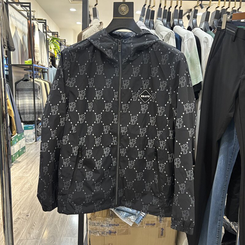 H Surplus Stock, Skin-Friendly and Smooth, Spring Season Hooded Casual Trendy Zipper Jacket for Men H Surplus Stock, Skin-Friendly and Smooth, Spring Season Hooded Casual Trendy Zipper Jacket for Men