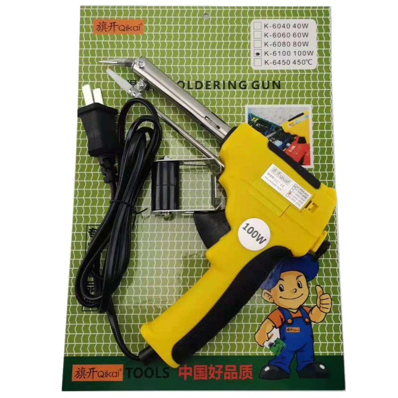 Súng hàn Qikai khuỷu tay hàn thẳng loại súng hàn sắt súng hàn tự động 60W80W100W