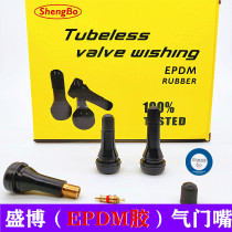 Shengbo RMBthree Propylene Rubber Valve Nozzle Car Vacuum Tire Gas Nozzle Pile TR413 Copper Rod Core EPDM Rubber Eurostyle
