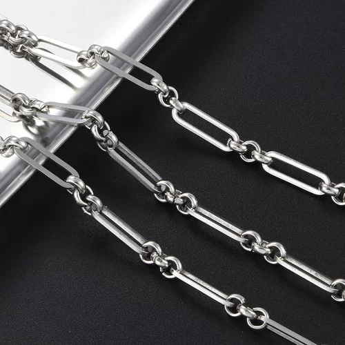 Аксессуар из нержавеющей стали ручной работы, цепь, ожерелье, цепочка, модная подвеска с кисточками, DIY