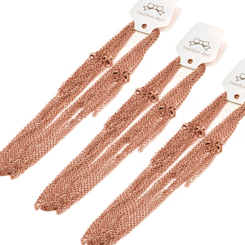 10 штук в упаковке, 2 мм, изысканное ожерелье из титановой стали с крестом, цепочка на ключицу, свитер, простая креативная подходящая цепочка своими руками